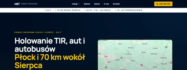Strona główna MBT Pomoc Drogowa - pomoc drogowa 24/7